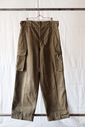 [~ 50's] French Army M47 Taille des pantalons de terrain.33