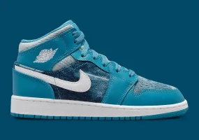 Air Jordan 1 Mid Washed Denim