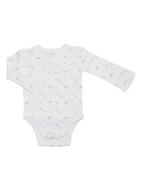 Body bébé motif renard - Blanc