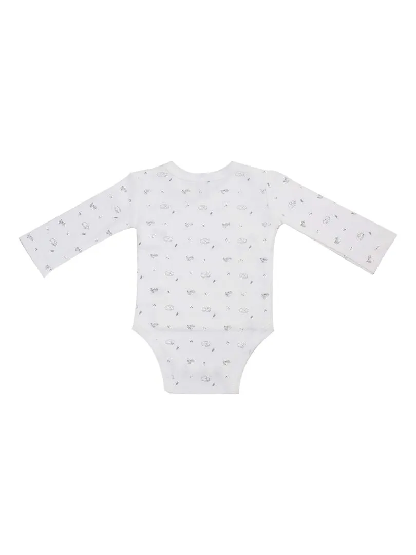 Body bébé motif renard - Blanc