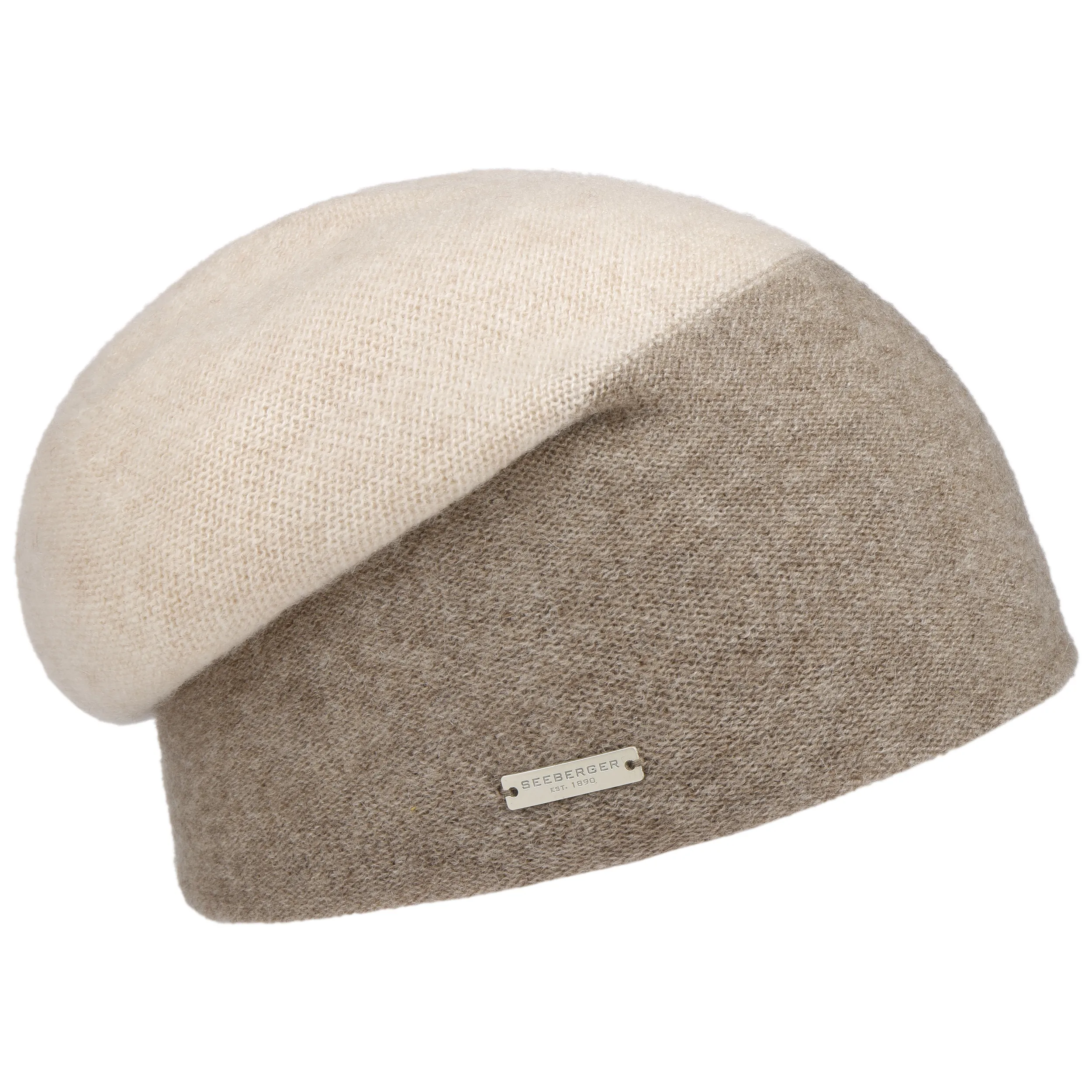 Bonnet en Cachemire Twotone by Seeberger --> Chapeaux, casquettes & bonnets en ligne ▷ Chapeaushop