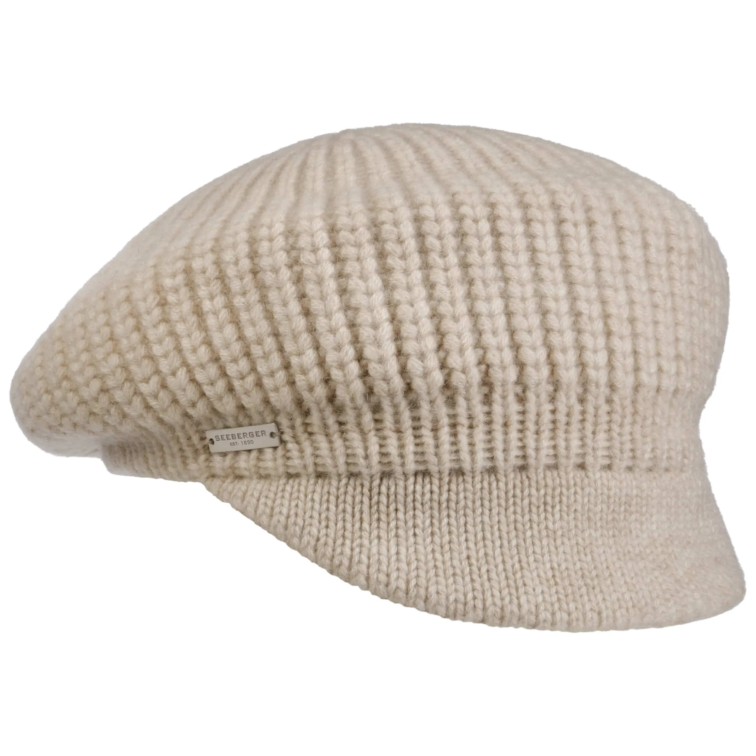 Casquette Gavroche en Cachemire by Seeberger --> Chapeaux, casquettes & bonnets en ligne ▷ Chapeaushop