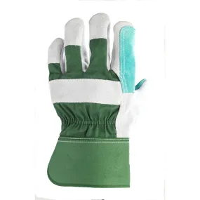 Coverguard - Gants Docker vert en croûte vachette EUROSTRONG 154 (Pack de 60)