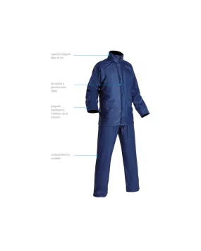 Ensemble de pluie DIFLEX Bleu - DIFAC