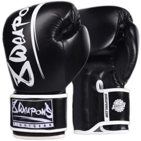 GANTS DE BOXE - 8 WEAPONS UNLIMITED - Noir/Blanc