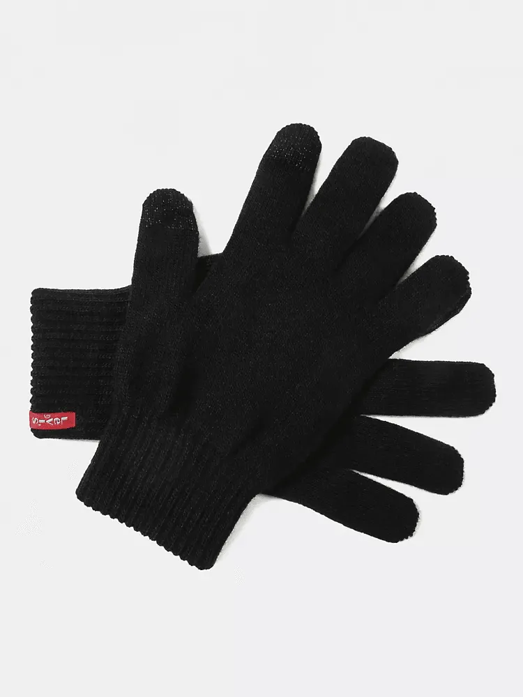 Gants tactiles Levi's noirs