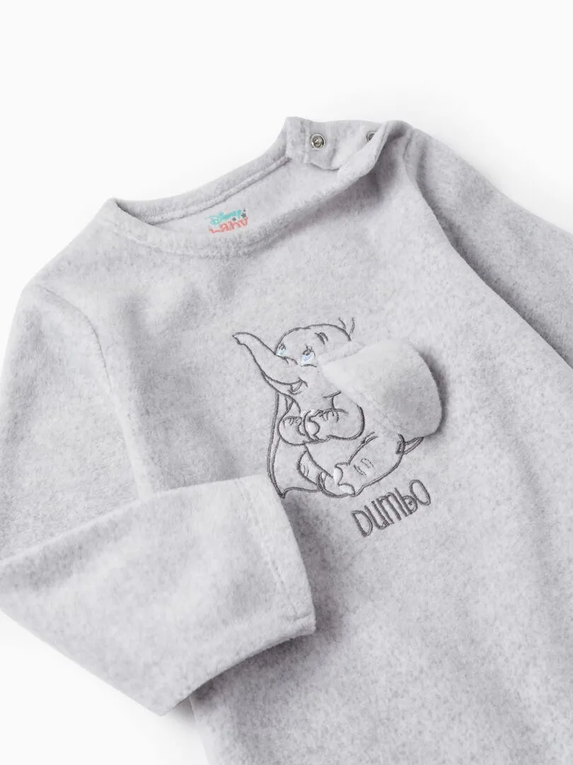 Grenouillère polaire pour bébé garçon 'Dumbo'   DISNEY CLASSICS - Gris clair