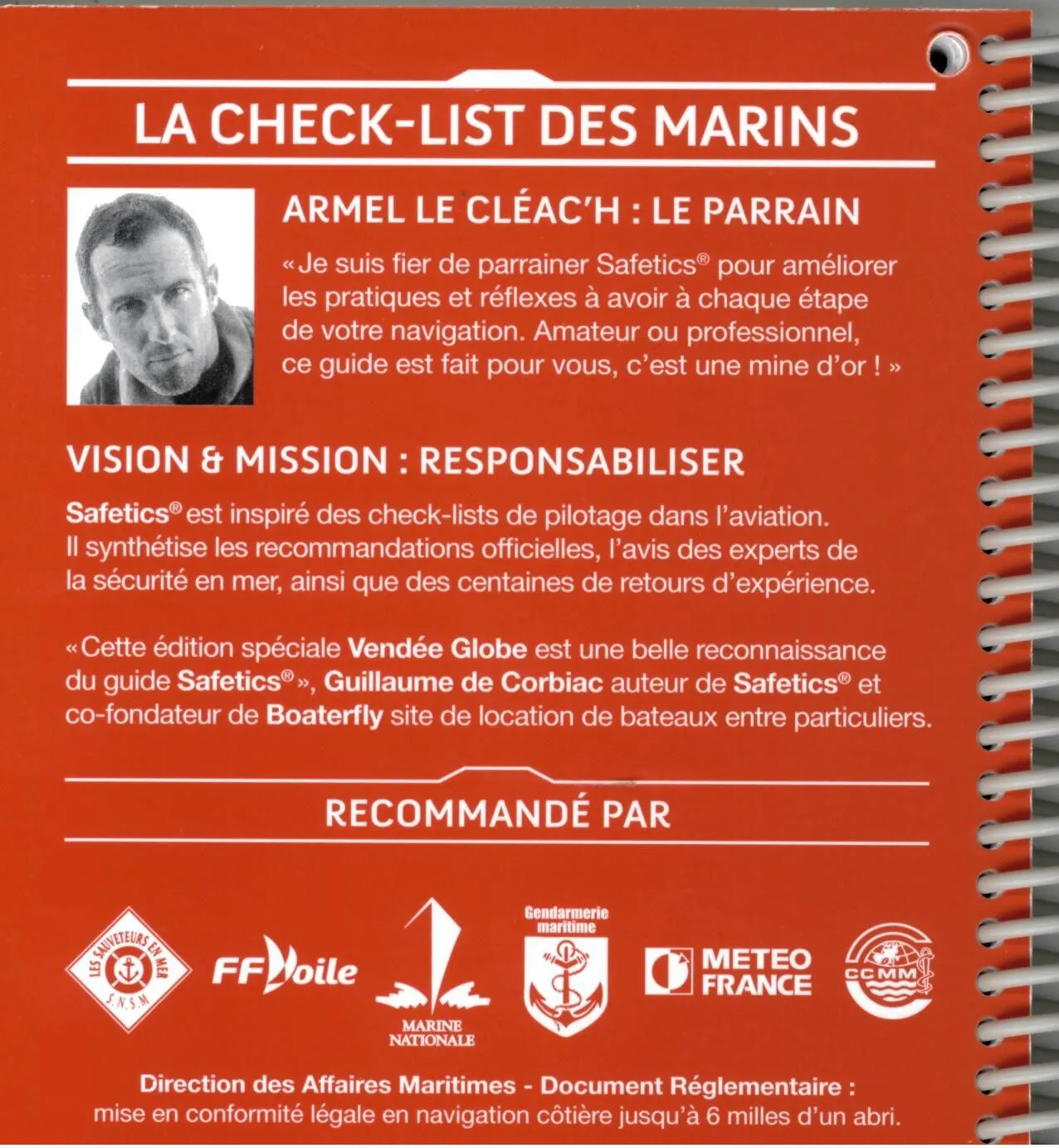 LA CHECK LIST DES MARINS