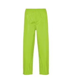 Pantalon de pluie classique homme jaune Portwest