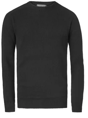 Pull en cachemire pour homme, noir