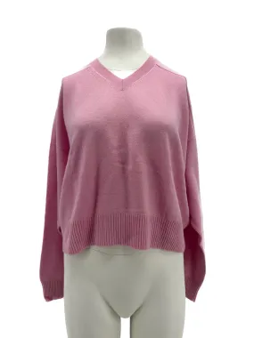 Pull en cachemire rose