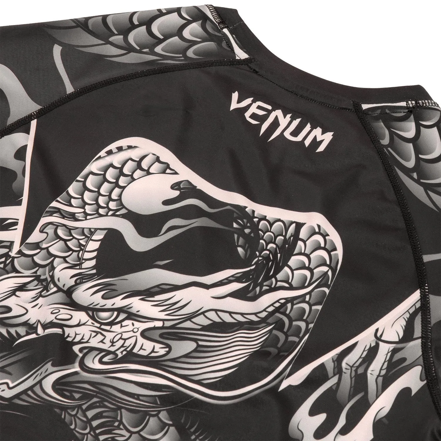 Rashguard Venum Dragon's Flight - Manches Longues - Noir/Sable