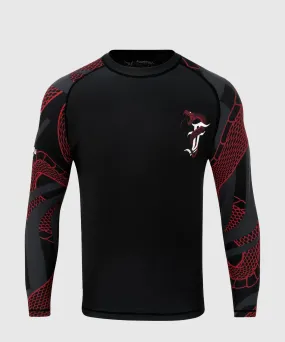 Rashguard À Manches Longues Fumetsu Anaconda - Noir/Rouge