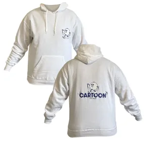 Sweat-shirt à capuche motif CARTOON - Homme - blanc 