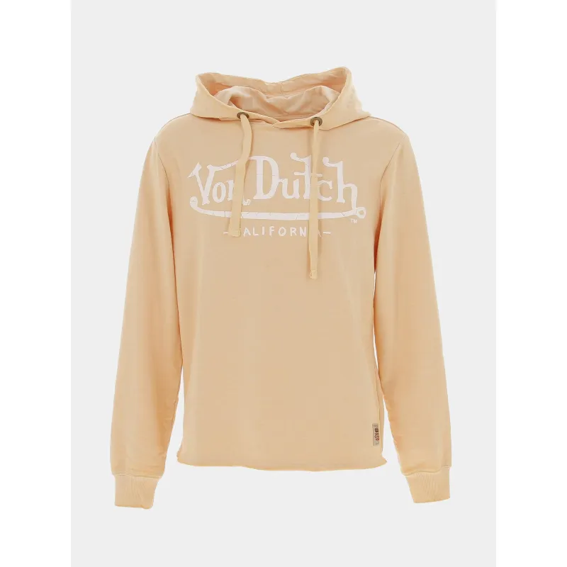 Sweat à capuche california jaune homme - Von Dutch | wimod