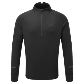 Vêtements de sport RonHill| RONHILL Maillot à manches longues 1/2 zip TECH PRISM SHIRT Noir pour HOMME|RH-005756_Rh-00306